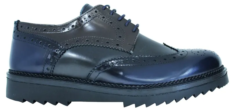 |ACS DERBY UOMO ABRASIVATA BLU/GRIGIO/MARRONE|