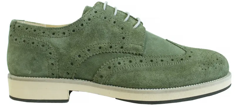 |ACS DERBY UOMO CAMOSCIO VERDE|
