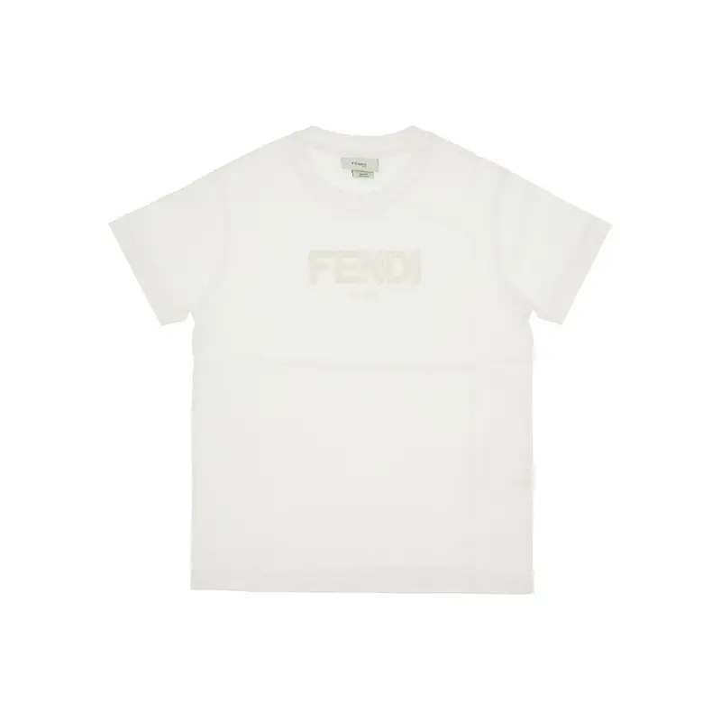 T-shirt con ricamo 'FENDI ROMA'